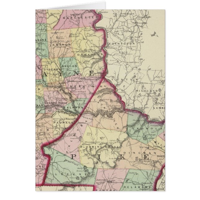 Wayne, Pike counties (Front)