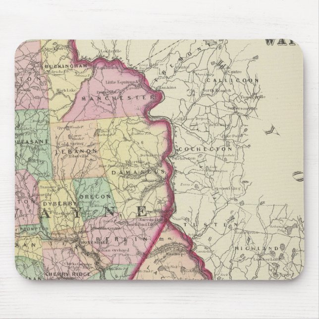 Wayne, Pike counties Mouse Mat (Front)