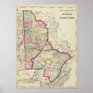Wayne, Pike counties Poster