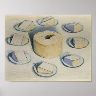 wayne thiebaud - around the cake 1962 poster