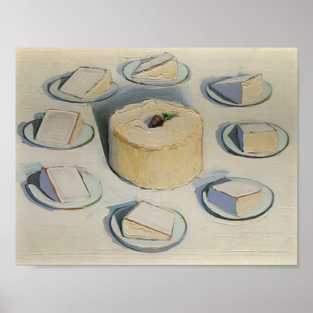 wayne thiebaud - around the cake 1962 poster (Front)
