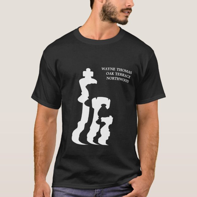 Wayne Thomas Chess Club T-Shirt (Front)