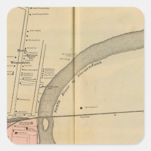 Waynesboro, North Waynesboro, Waynesboro Junction Square Sticker