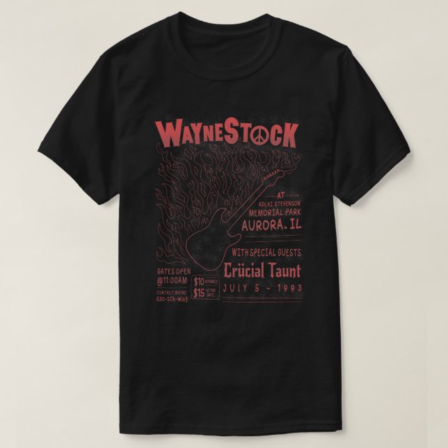 Waynestock Classic T-Shirt (Design Front)