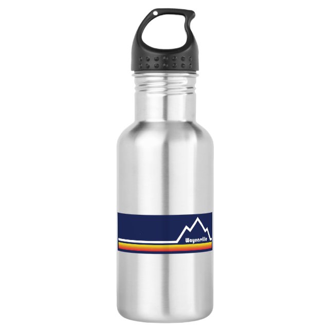 Waynesville North Carolina 532 Ml Water Bottle (Front)