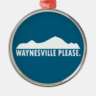 Waynesville North Carolina Please Metal Tree Decoration