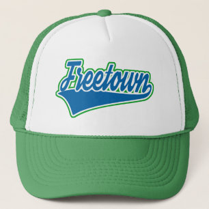 WAYout Arts Freeetown Sierra Leone Flag Colours Trucker Hat