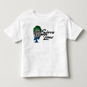 WAYout Arts Freetown Sierra Leone Flag Lion Toddler T-Shirt