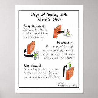 Ways of Dealing with Writer’s Block Print