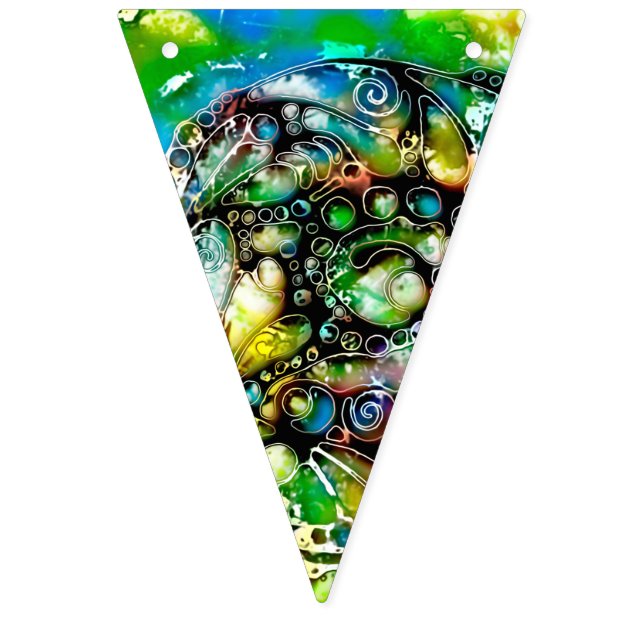 Ways Of Life - Neurographic Art 7 Bunting (First Flag)
