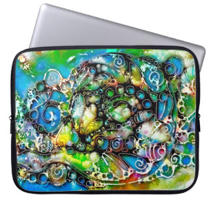 Ways Of Life - Neurographic Art 7 Laptop Sleeve