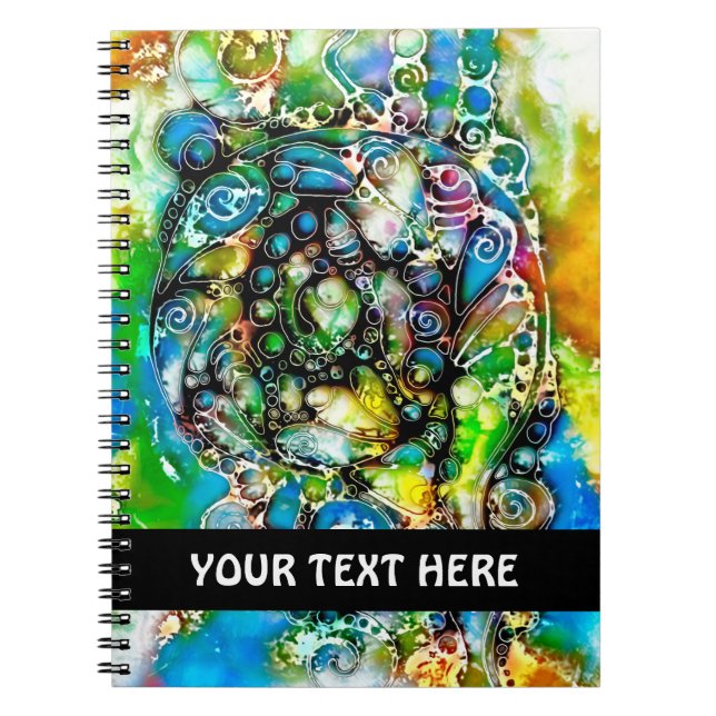 Ways Of Life - Neurographic Art 7 Notebook (Front)