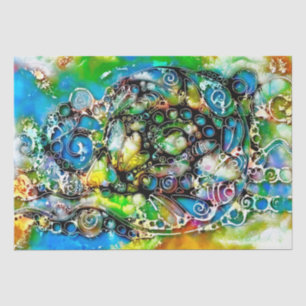 Ways Of Life - Neurographic Art 7 Tissue Paper