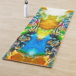 Ways Of Life - Neurographic Art 7 Yoga Mat