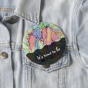 Ways Of Life - Neurographic Art Pattern 1 10 Cm Round Badge