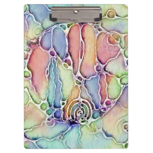 Ways Of Life - Neurographic Art Pattern 1 Clipboard