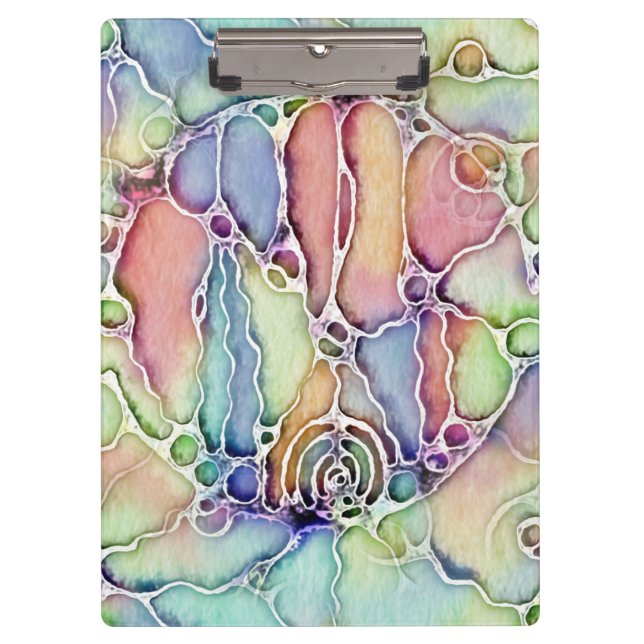 Ways Of Life - Neurographic Art Pattern 1 Clipboard (Front)