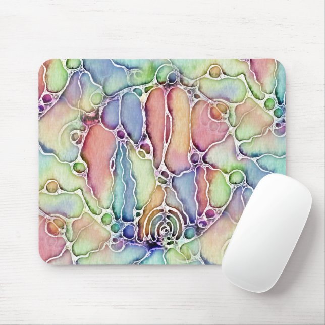 Ways Of Life - Neurographic Art Pattern 1 Mouse Mat (With Mouse)