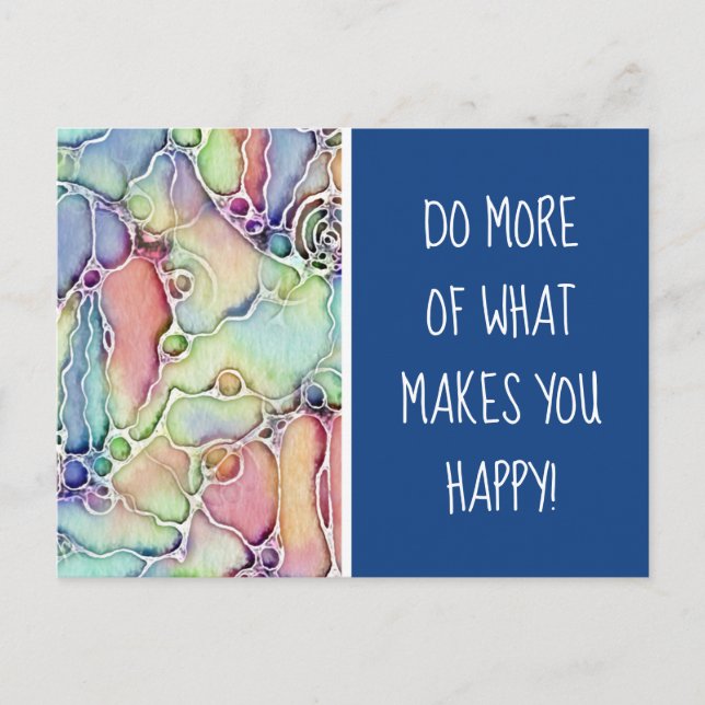 Ways Of Life - Neurographic Art Pattern 1 Postcard (Front)