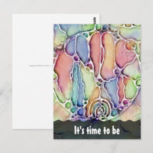 Ways Of Life - Neurographic Art Pattern 1 Postcard