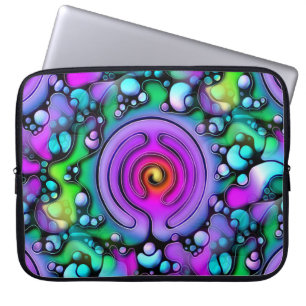Ways Of Life - Neurographic Art Pattern 2 Laptop Sleeve