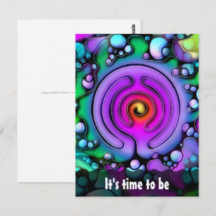 Ways Of Life - Neurographic Art Pattern 2 Postcard