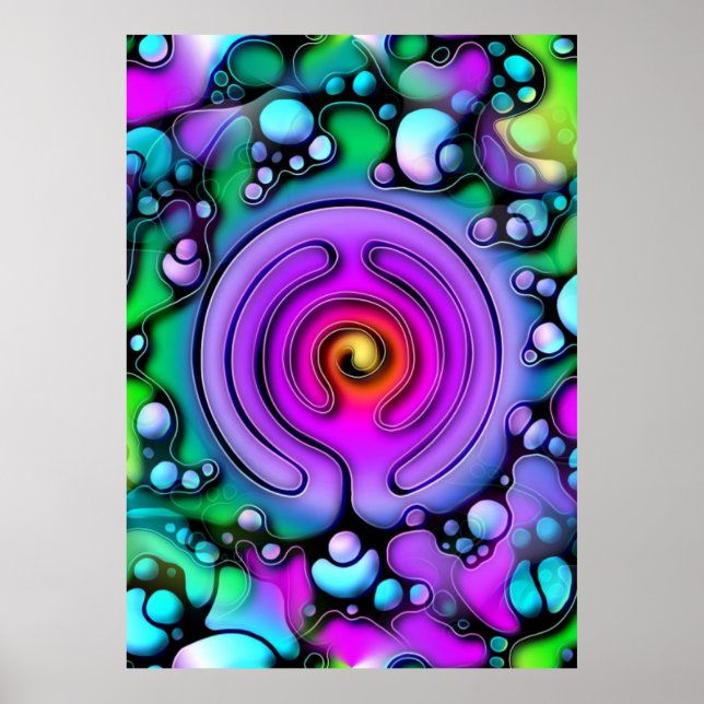 Ways Of Life - Neurographic Art Pattern 2 Poster (Front)