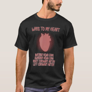 Ways To My Heart Med School Medical Students Docto T-Shirt
