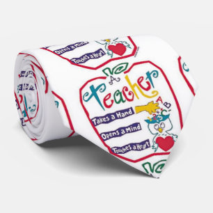 "WAYS TO SAY GREAT TEACHER" ***TEACHER'S*** TIE