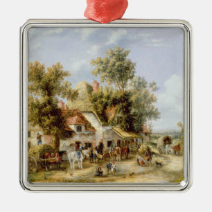 Wayside Inn Metal Tree Decoration