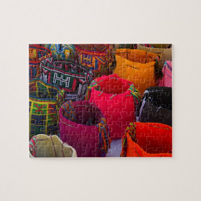 Wayuu mochilas bags for sale in Colombia Jigsaw Puzzle (Horizontal)
