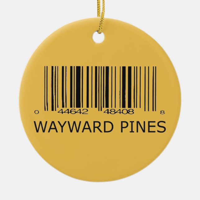 Wayward Pines Resident Ceramic Tree Decoration (Front)