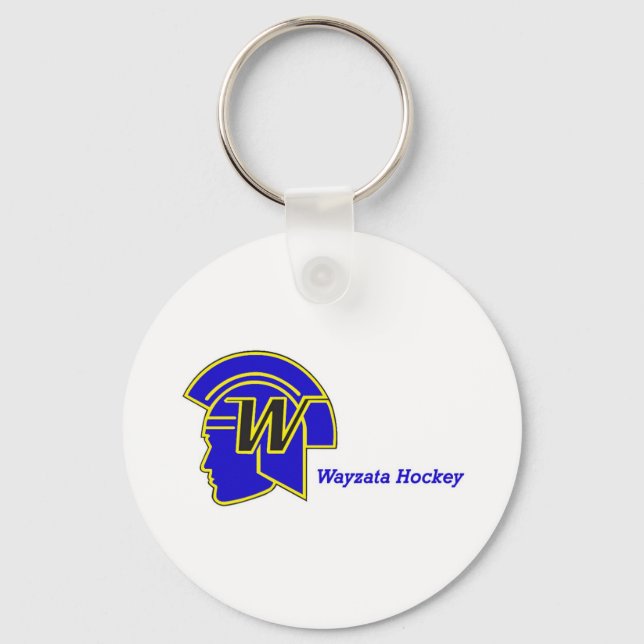 Wayzata Hockey Key Ring (Front)