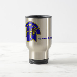 Wayzata Hockey Travel Mug - coffee