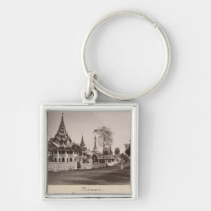 Wayzayanda monastery and pagodas at Moulmein Key Ring