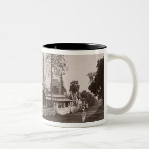 Wayzayanda monastery and pagodas at Moulmein Two-Tone Coffee Mug