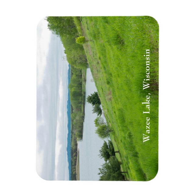 Wazee Lake Scenic Overlook Magnet (Vertical)