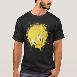 WB100 Looney Tunes Tweety Bird Paint Splat Portrai T-Shirt