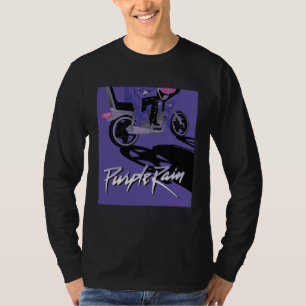 WB100 Purple Rain Prince Motorcycle Album Cover Sk T-Shirt