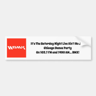 WBMX Bumper Sticker