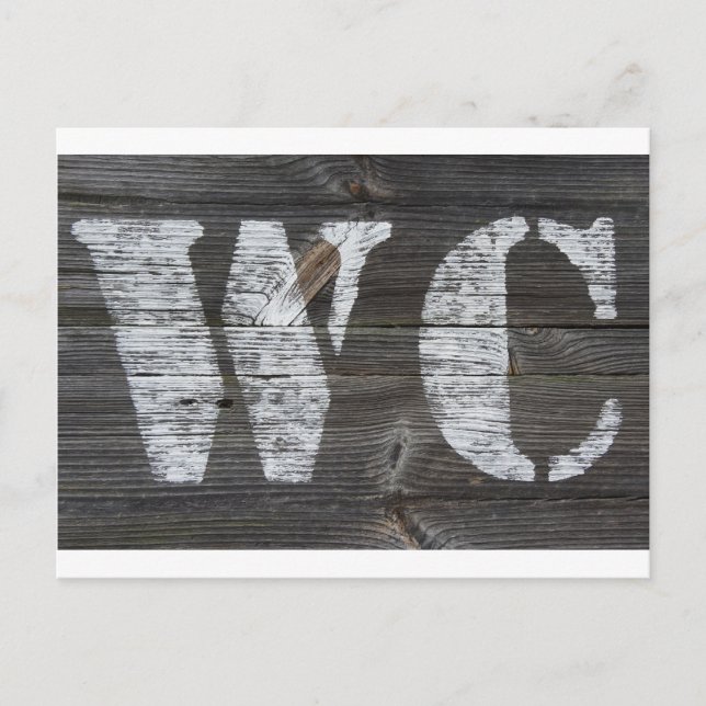 WC Schild Postcard (Front)