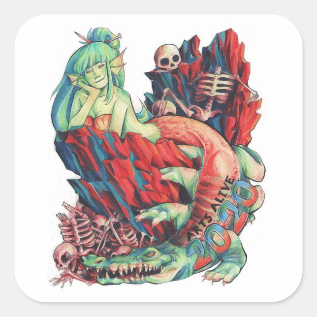 WCHS Arts Alive 2020 Sticker (Front)