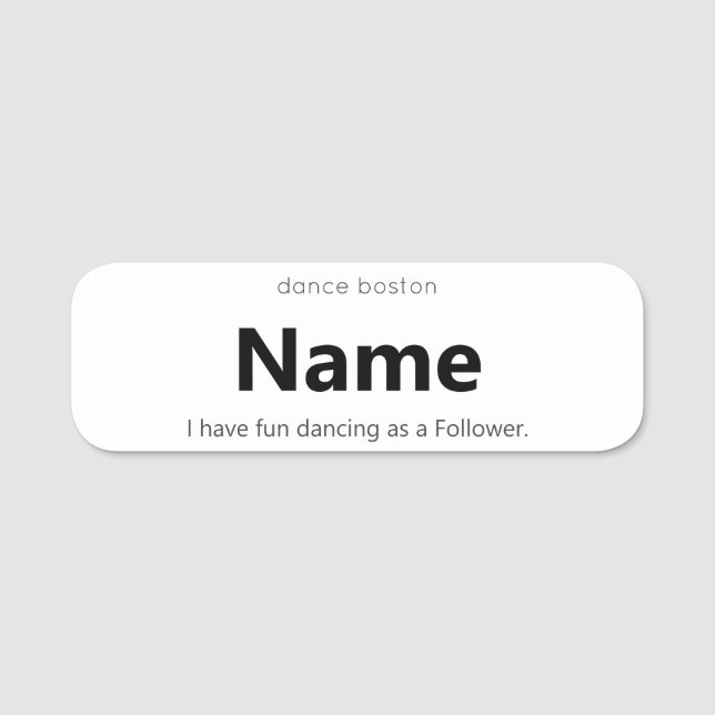 WCS Leader Name Tag (Front)