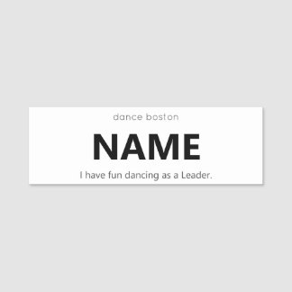 WCS Leader Name Tag