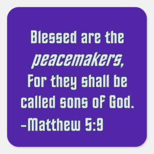 WDJS: Blessed Are the Peacemakers Stickers