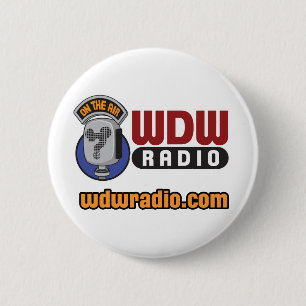 WDW Radio Logo Gear 6 Cm Round Badge