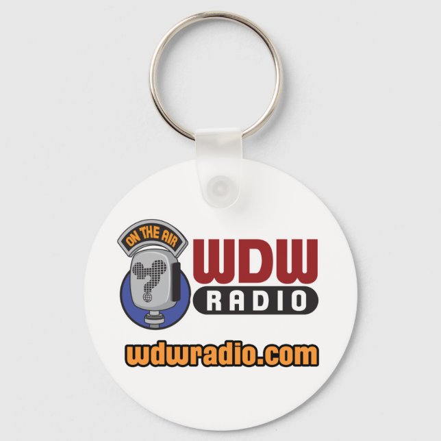 WDW Radio Logo Gear Key Ring (Front)