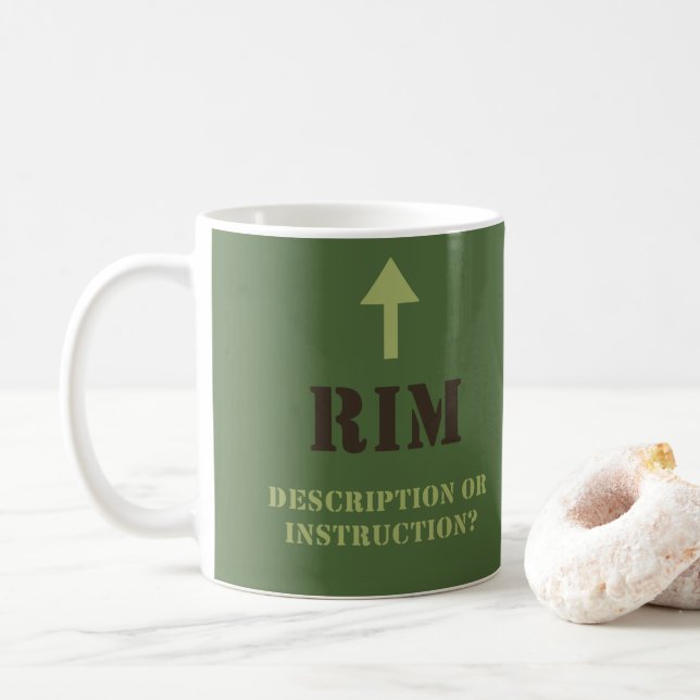 WDYHC No 3, Rim Coffee Mug (With Donut)