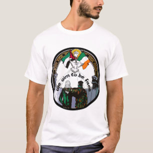 We Aim To Be Free - Irish Palestinian Solidarity. T-Shirt
