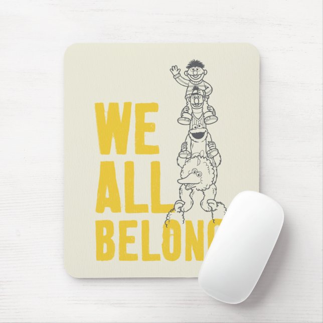 We All Belong Mouse Mat (With Mouse)